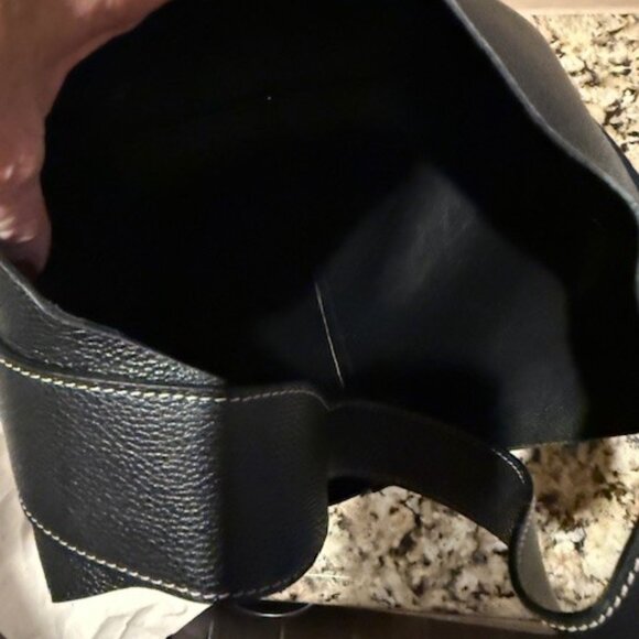 BANANA REPUBLIC VIDA BAG Black large leather slouchy bag excellent! - Picture 10 of 10